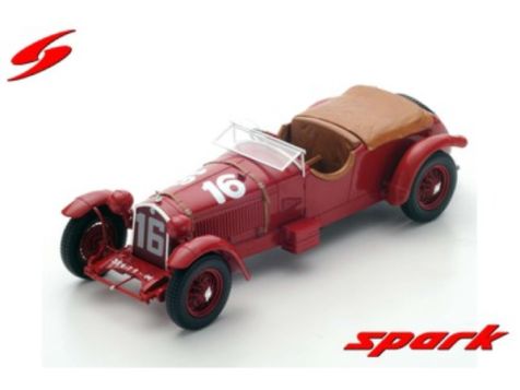 1:18 Spark Model 1931 24H Le Mans Winner Alfa Romeo 8c #16 Howe/Birkin 18LM31