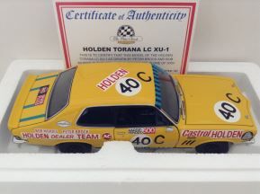 1:18 Autoart 1970 Holden LC Torana GTR-XU1 Peter Brock and Bob Morris #40C HOLDEN DEALER TEAM. 