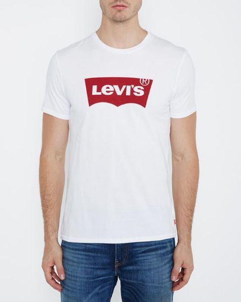 Men's Levi's Graphic Set-In Neck Tee WHITE