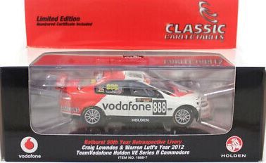 1:43 Classic Carlectables Holden VE Commodore Lowndes/Luff 2012 Bathurst Retro Livery