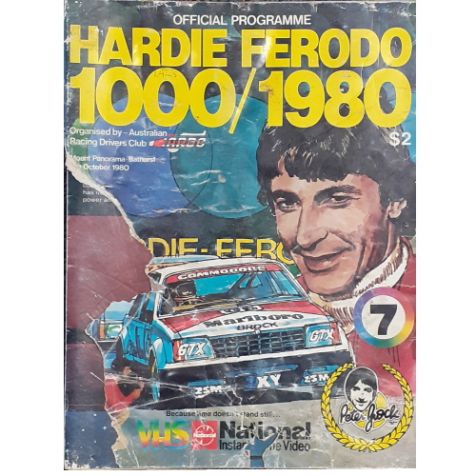 1980 Hardie-Ferodo 1000 Official Programme