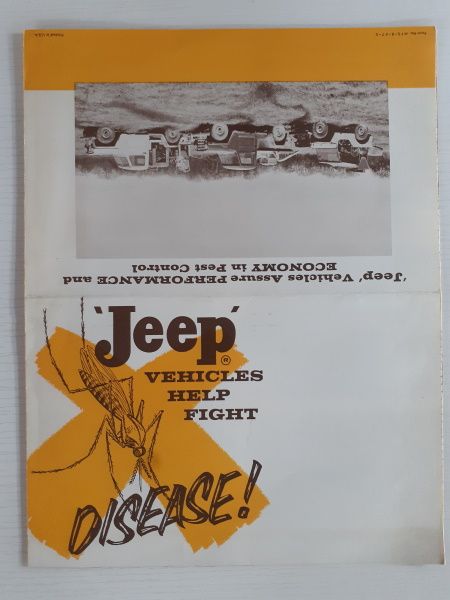 "Willys 4-Wheel Drive Audio-Visual Unit" Jeep Original Sales Brochure
