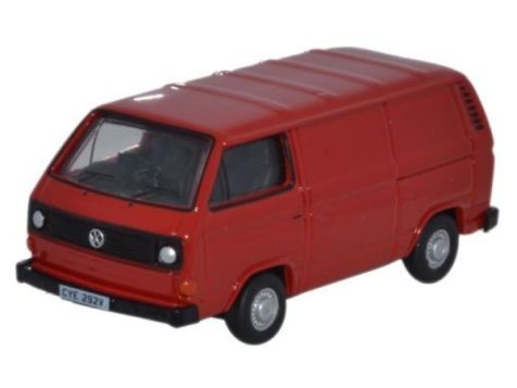 1:76 Oxford Diecast Commercials VW T25 Van Orient Red