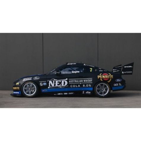 FORD GT MUSTANG V8 SUPERCAR NED RACING - ANDRE HEIMGARTNER #7 - NTI TOWNSVILLE 500 - 1:18 SCALE DIECAST MODEL CAR