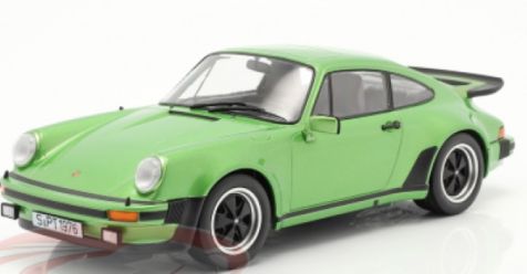 1:18 KK Scale, Diecast model Porsche 911 (930) Turbo 3.0 1976 green metallic
