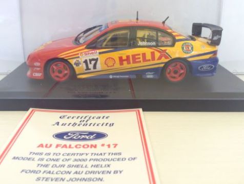 2001 Shell Helix Dick Johnson Racing Ford Falcon AU XR8 #17 Steven Johnson