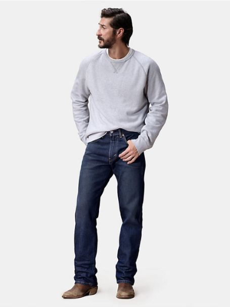 Men's Levi's Western Fit Straight Stretch Denim Jeans