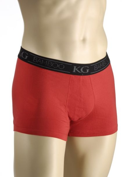 Mens Bamboo Fibre Boxer Style Brief - Red