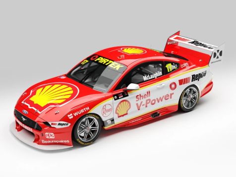 1:18 Authentic Collectables 2020 Ford Mustang GT #17 Scott McLaughlin Adelaide 500 Livery