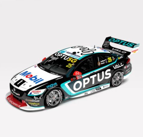 1:18 Authentic Collectables Mobil 1 Optus Racing #25 Holden ZB Commodore - 2022 Repco Bathurst 1000 2nd Place Chaz Mostert and Fabian Coultard