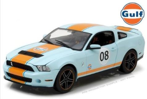 1:18 Greenlight 2012 Ford Shelby GT500 Gulf Oil Livery 12990
