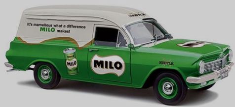 PREORDER 18826 1:18 Classic Carlectables Holden EH Panel Van MILO 