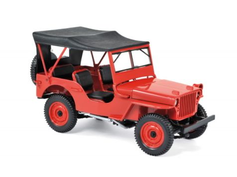 1:18 Norev 1942 Jeep in Red 