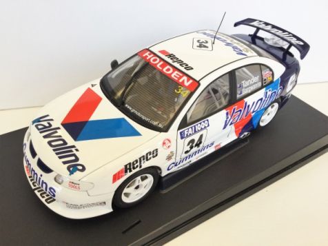 1:18 Autoart 2000 Bathurst Winners- Garth Tander and Jason Bargwanna- Holden Commodore #34 - Hand Signed on the certificate By Both Drivers 