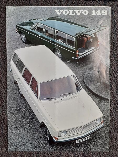 Volvo 145 Estate Car Original Sales Brochure English Printed in Sweden