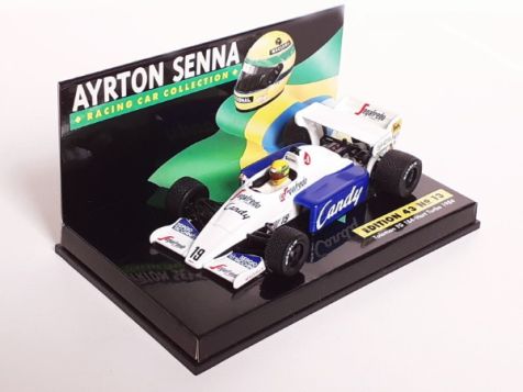 1:43 Minichamps LANG Ayrton Senna Toleman TG 184-Hart Turbo 1984 Edition 43 No. 13