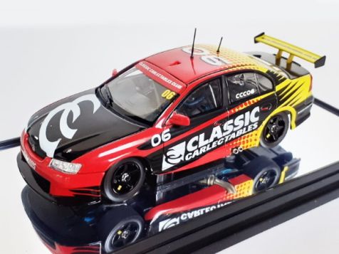 1-43-classic-carlectables-club-year-2006-holden-vz-commodore-v8-in-yellow-red-black