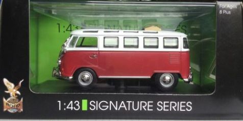 1:43 Road Signatures 1962 Volkswagen Microbus in Red 43208