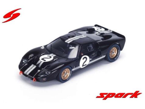 1:43 Spark 1966 24H Le Mans Winning Ford GT Mk II #2 B.McLaren/C.Amon