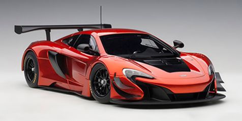 1:18 Autoart McLaren 650S GT3 Volcano Orange/Black Accents