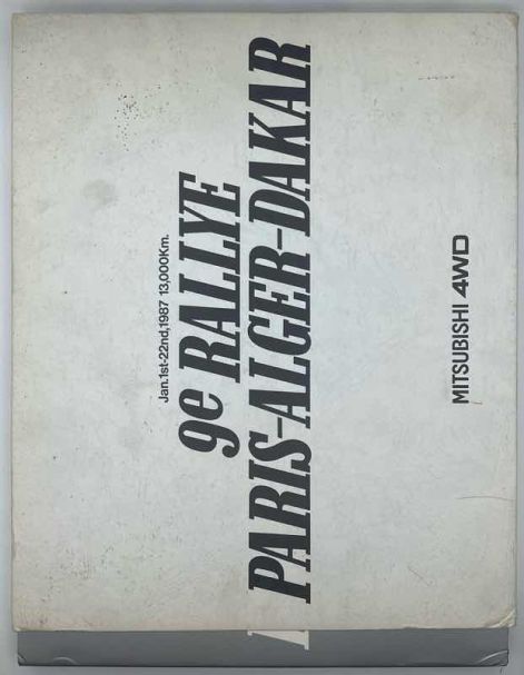 9e Rallye - Paris Alger Dakar Jan.1st-22nd 1987