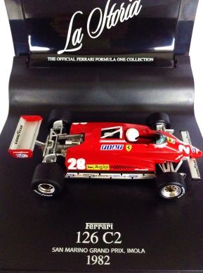 1:43 HotWheels La Storia - Ferrari 126 C2 - San Marino GP, Imola - 1982 - 50218