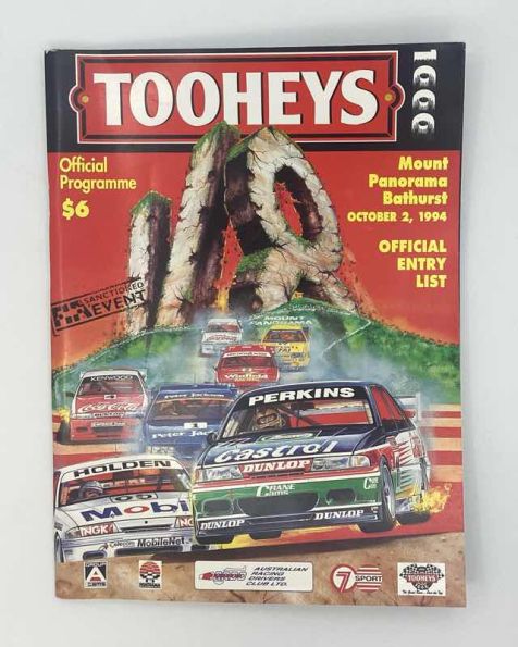 Tooheys 1000 Official Programme - Sunday, 2nd October 1994 - near mint