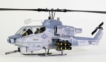 Bell AH-1W "Whiskey Cobra" attack Helicopter with M260& M261 Rocket Launcher Tow