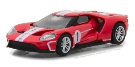 1:64 Greenlight 2017 Ford GT with 1967 # 1 Livery Ford GT40 MK IV 13200-D