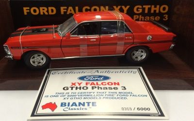 1:18 Biante Ford XY Falcon Phase III - Vermillion Fire 