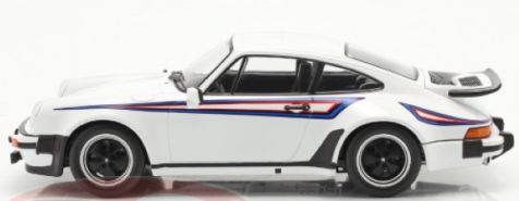 1:18 KK Scale, Diecast model Porsche 911 (930) Turbo 3.0 1976 White/Martini 
