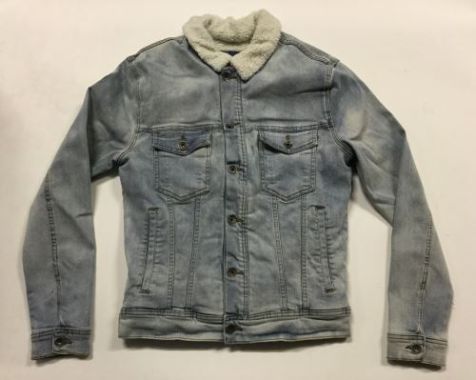 Men's Silent Theory - Denim Jacket with Sherpa Lining