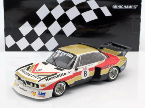 1:18 Minichamps 1976 BMW 3.5 CSL #8 Fitzpatrick/Walkinshaw 1000KM Nurburgring
