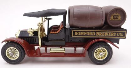 1:47 Matchbox Models of Yesteryear 1918 Crossley 'Beer Lorry' Romford