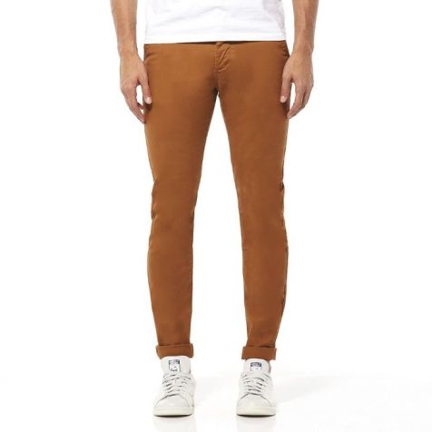 Riders by Lee Skinny Leg Stretch Chino - Cinnamon InLeg 34" For a Rolled up Cuff