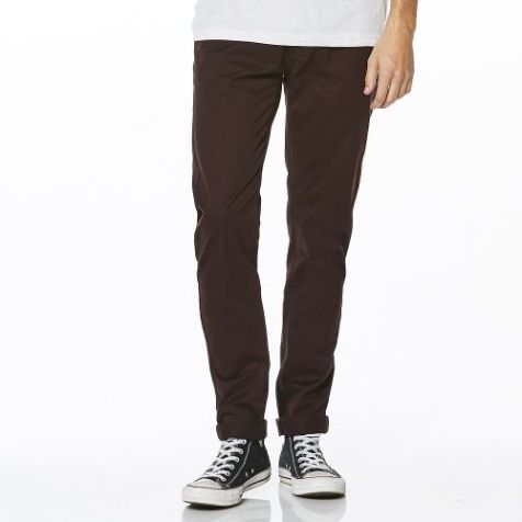 Riders By Lee Men's Chino Stretch Pants in Russet