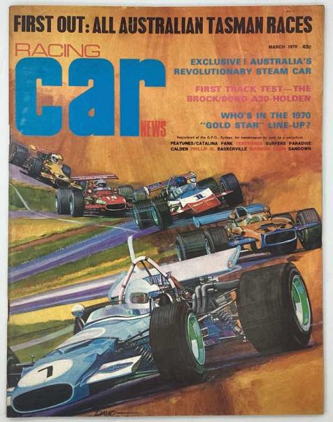 Racing Car News 1970 March (Volume 9 No. 9)