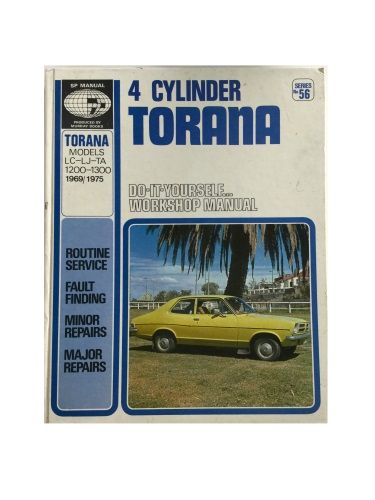 Scientific Publications Manual 4 Cylinder Torana LC-LJ-TA 1200-1300 1969/1975 DIY Workshop Manual