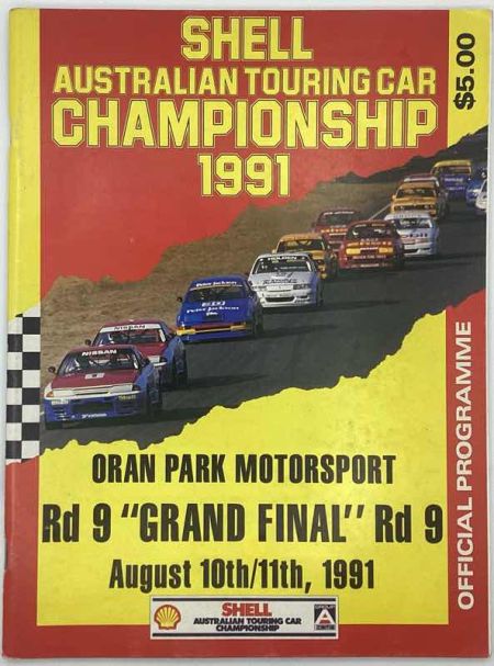 Shell Australian Touring Car Championship 1991 - Oran Park Grand Aug.10th-11th 1991 Official Program