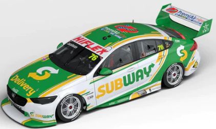 1:43 Authentic Collectables PremiAir Subway Racing #76 Holden ZB Commodore 2022 Supercars Championship Season