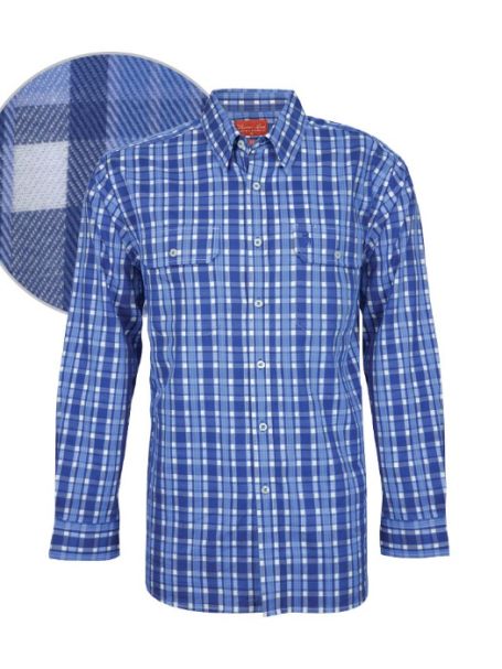 Men's Thomas Cook Pure Cotton Button Up Long Sleeve Shirt NASHDALE CHECK